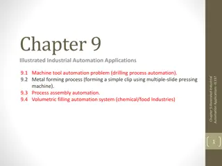 Industrial Automation Applications: Machine Tool Automation & Drilling Process Automation