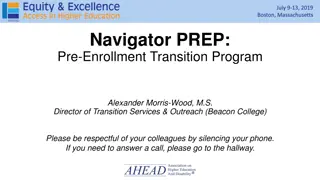 Navigator PREP: Supporting Successful Transition to Beacon College