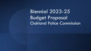 Biennial 2023-25 Budget Proposal