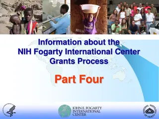 NIH Fogarty International Center Grants Process Part Four