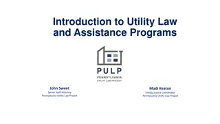 Utility Law and Assistance Programs in Pennsylvania