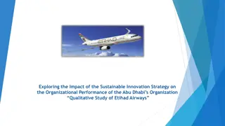 Impact of Sustainable Innovation Strategy on Organizational Performance: Etihad Airways Study