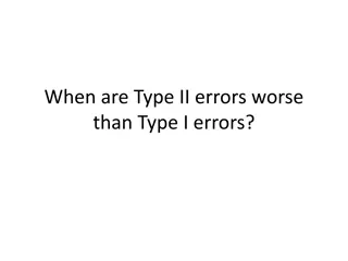 When Type II Errors Outweigh Type I: Explained