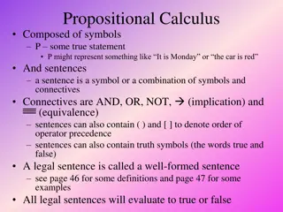 Propositional Calculus