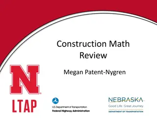 Nebraska LTAP Construction Math Review