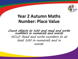 Autumn Maths: Number Place Value Activities