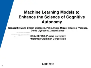 Enhancing Cognitive Autonomy with Machine Learning Models