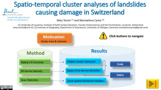 Temporal Cluster Analyses of Landslides Causing Damage in Switzerland