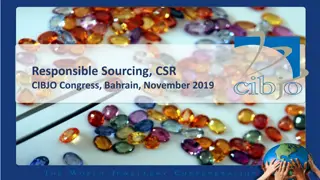 CIBJO Congress Responsible Sourcing Guidance