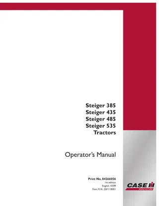 Case IH MAXXUM 110 MAXXUM 120 MAXXUM 130 MAXXUM 115 MAXXUM 125 MAXXUM 140 Multi-Controller Tractors Operator’s Manual Instant Download