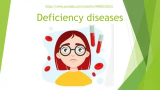 Deficiency Diseases and Their Impact on Health