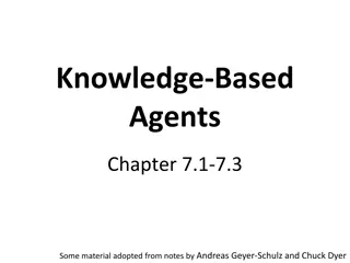 Knowledge-Based Agents: Logic, Inference, and Reasoning Strategies