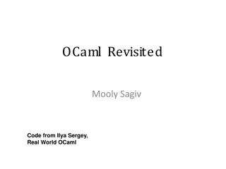 OCaml Revisited: Code Examples and Functions Explained