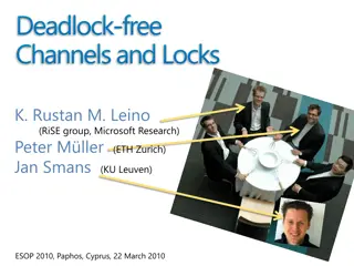 Deadlock-Free Channels and Locks in Concurrent Programs