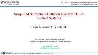 Simplified Soft Sphere Collision Model for Fluid-Particle Systems