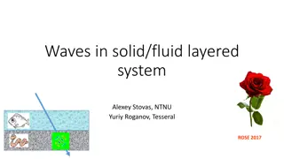 Wave Propagation in Solid-Fluid Layered System Analysis