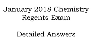 January 2018 Chemistry Regents Exam Answers