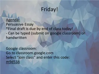 Master the Persuasive Essay!