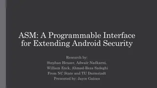 ASM: A Programmable Interface for Extending Android Security