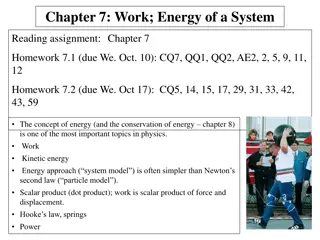 Work and Energy in Physics