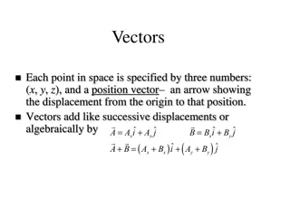 Vectors and Velocity