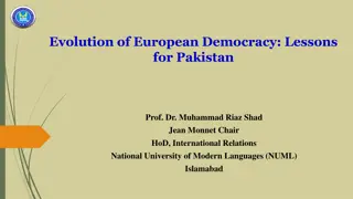 Evolution of European Democracy: Lessons for Pakistan