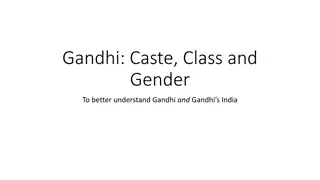 Gandhi: Caste, Class and Gender