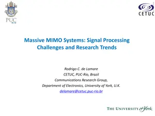 Massive MIMO Systems: Signal Processing  Challenges and Research Trends