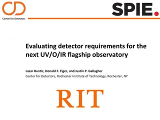 Evaluating detector requirements for the  next UV/O/IR flagship observatory