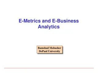 E-Metrics & E-Business Analytics Overview