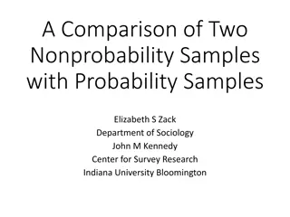 Comparison of Nonprobability Samples in Social Science Research