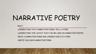 Narrative Poetry