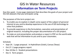 GIS In Water Resources