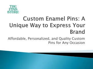 Custom Enamel Pins: A Unique Way to Express Your Brand