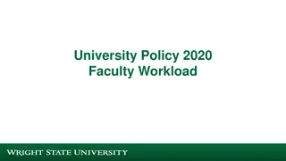 University Faculty Workload Policy 2020