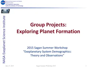 Exploring Planet Formation Models