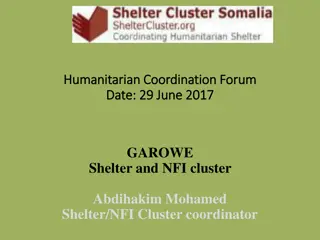 Humanitarian Coordination Forum for Emergency Assistance in Somalia