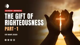 God's Gift of Righteousness