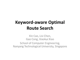 Keyword-Aware Optimal Route Search for Efficient Trip Planning