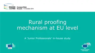 Rural Proofing Mechanism at EU Level for Junior Professionals