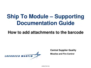 How to Add Attachments to Barcode in Central Supplier Quality