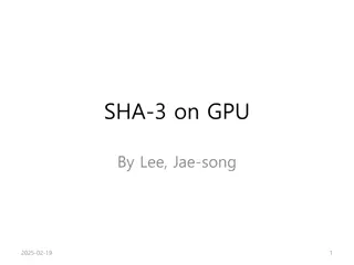 Implementing SHA-3 Hash Submissions on NVIDIA GPU