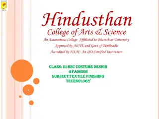 Textile Dyeing Methods Overview at Hindusthan College