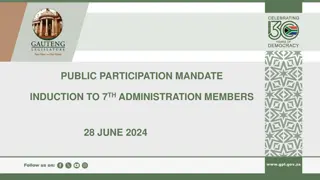 Public Participation Mandate: Overview and Importance