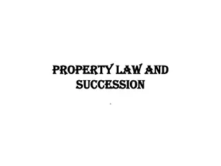 Property Law and succession