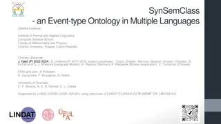 SynSemClass  - an Event-type Ontology in Multiple Languages