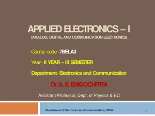 APPLIED ELECTRONICS I