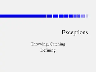 Handling Exceptions in Programming