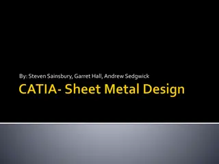 Sheet Metal Production: Features and Workbenches