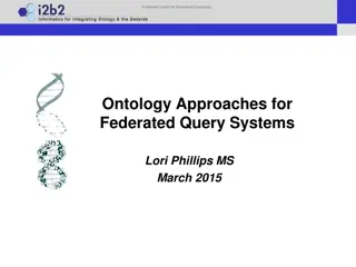 Approaches for Federated Query Systems and Ontology Mapping